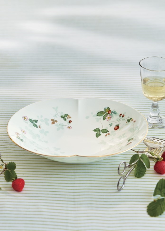 ウェッジウッド】ワイルド ストロベリー マリアージュボウル（L