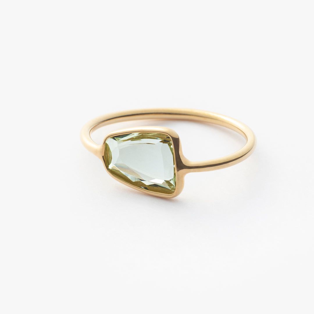 MARIHA(マリハ) Organic Gems リング グリーンアメシスト S K18 天然石