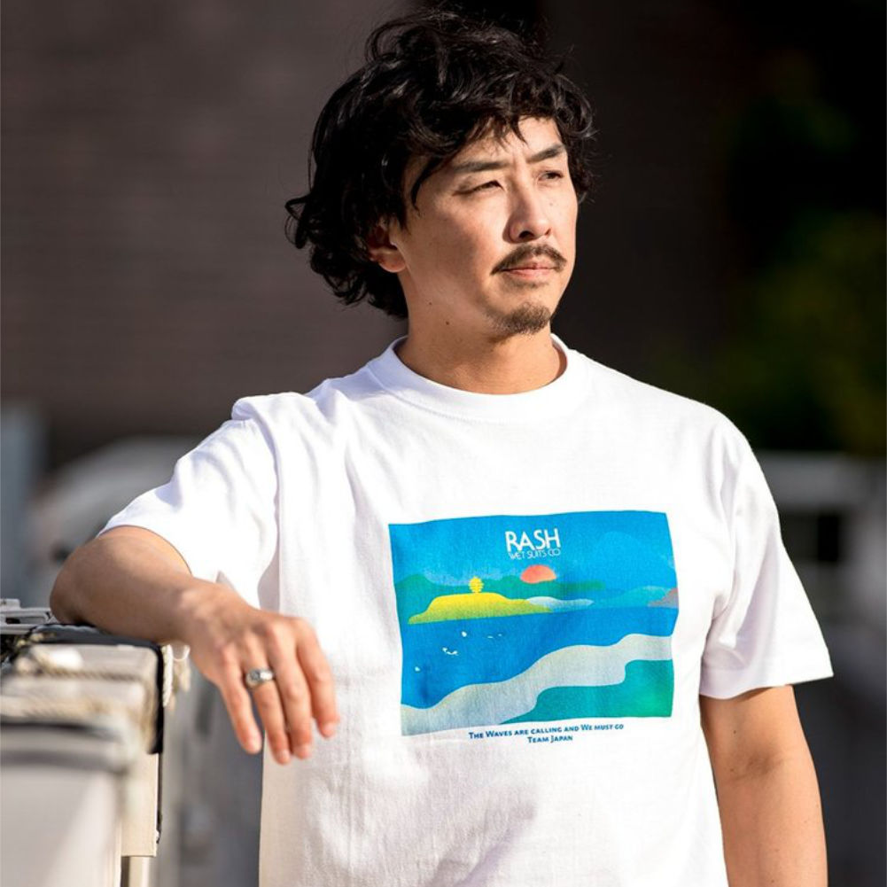メンズ Tシャツ 2025 RASH THE WAVES ARE CALLING AND WE MUST GO TEAM