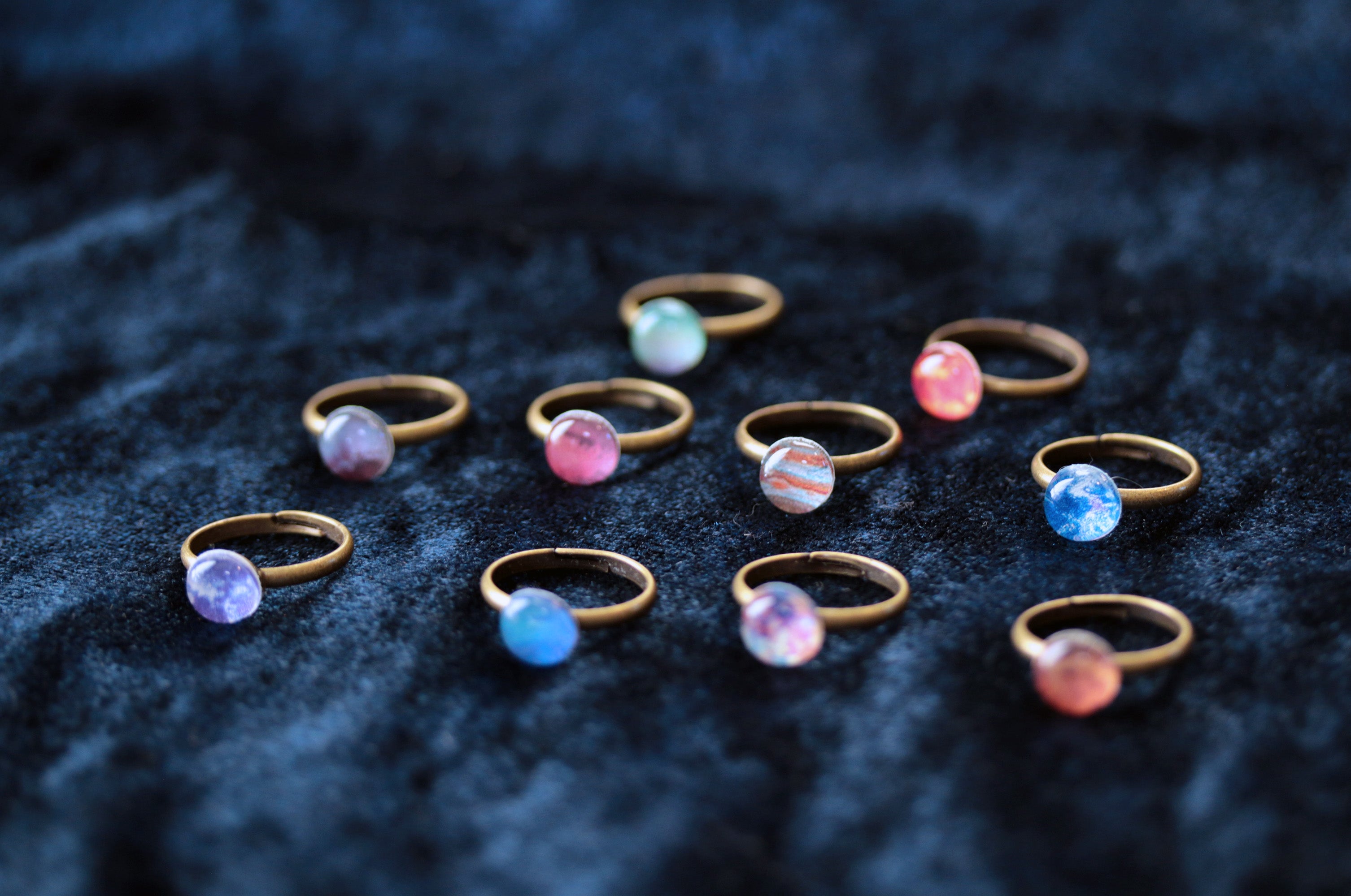 惑星石のピンキーリング 2個セット – 宙フェス夜市