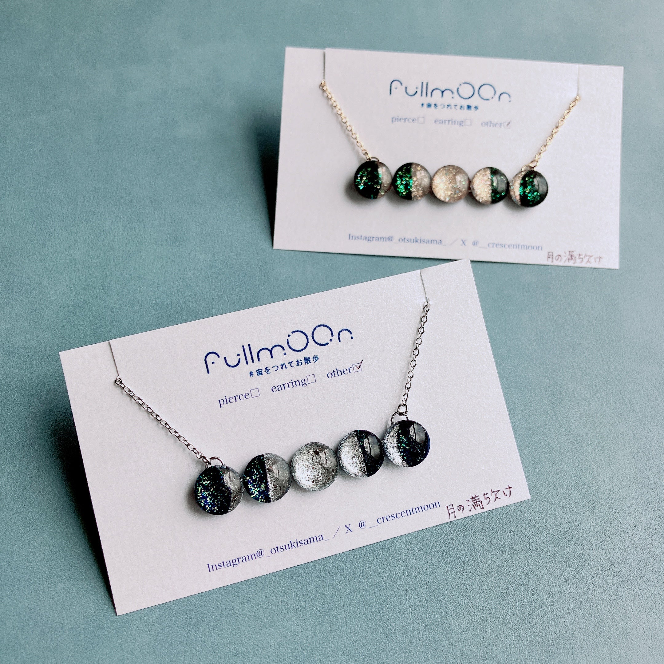 月の満ち欠け」ネックレス – 宙フェス夜市