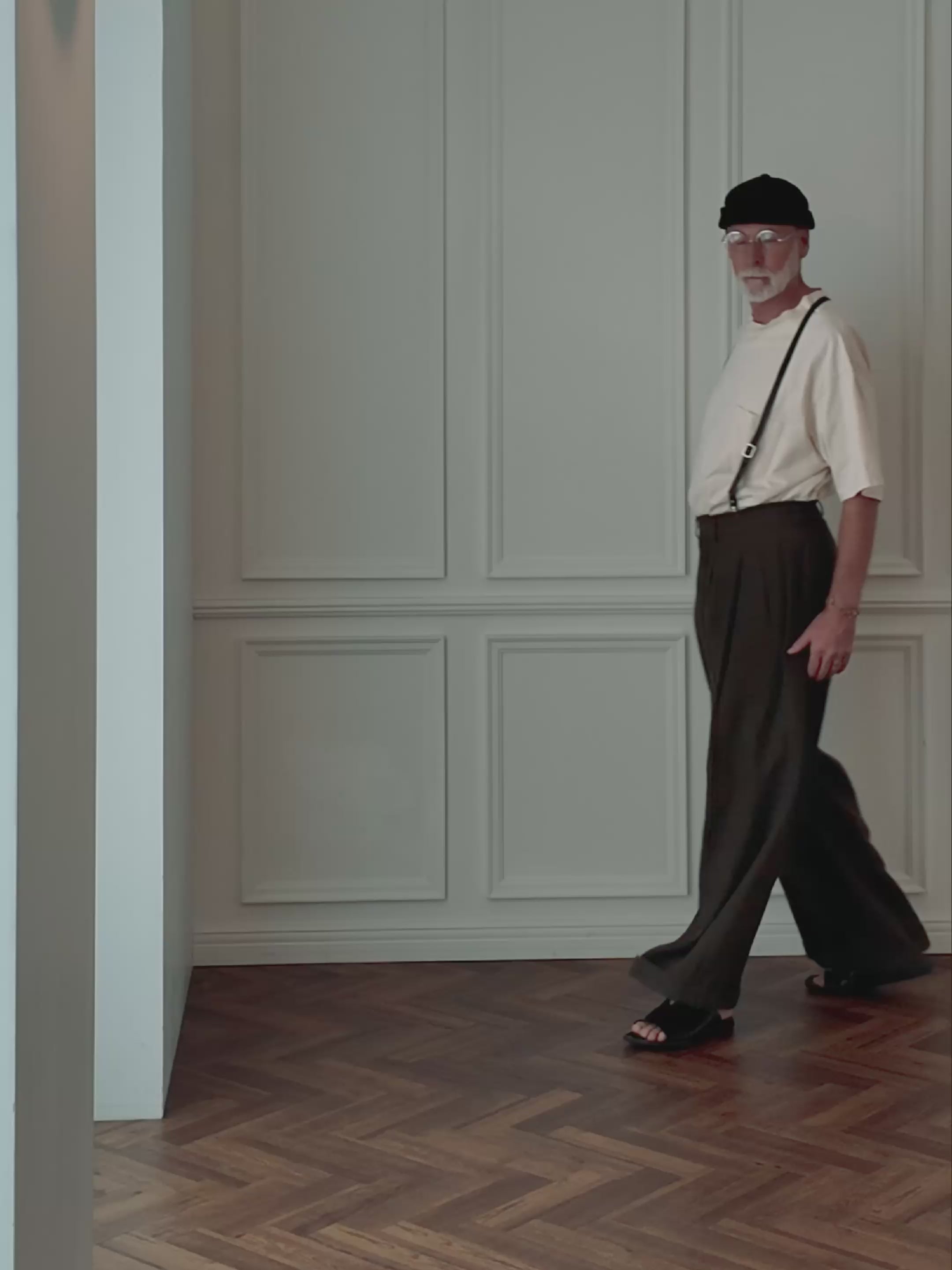 Double Hem Coin Pocket 2Tuck Wide Slacks / 裾ダブルコインポケット2