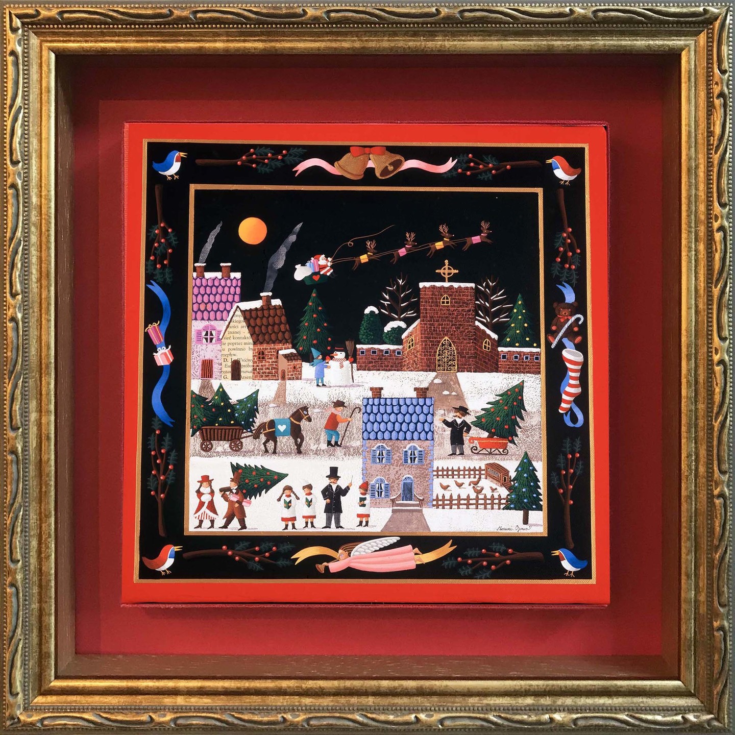 クリスマスキャンバスジクレー一覧｜小澤摩純