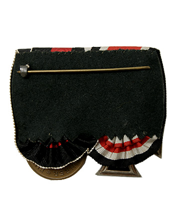 WWII ドイツ陸軍(WH)、メダルバー2連/実物・極上