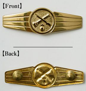 ドイツBW(連邦軍) 職務章/武器科(陸軍)/ゴールド/メタル/実物・未使用