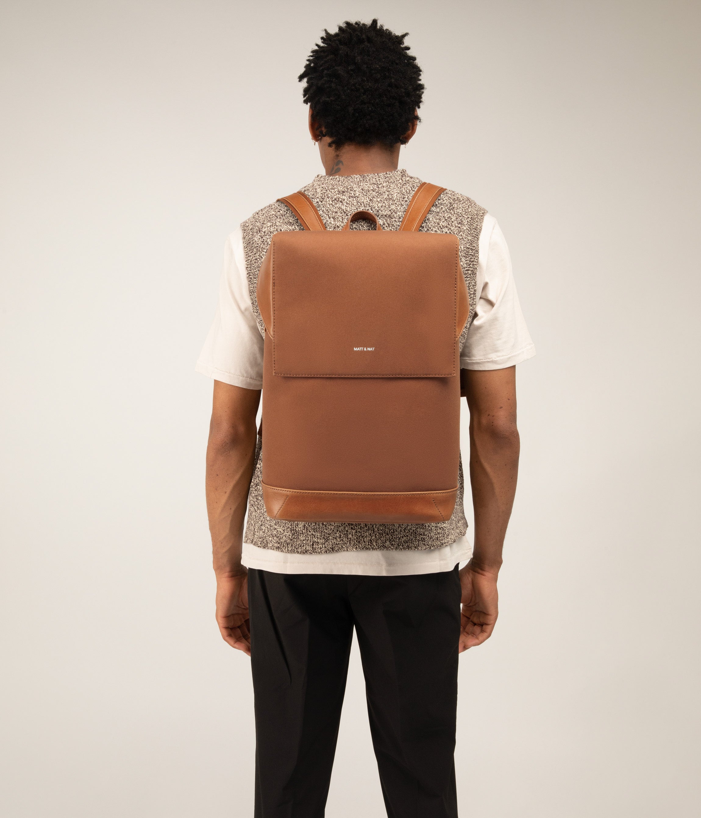 HOXTON Vegan Backpack - Canvas | Matt & Nat Canada