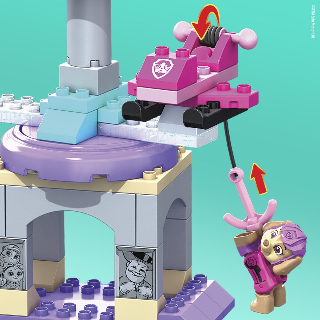 メガブロック パウ・パトロール ザ・ムービー まわる3階建てライ