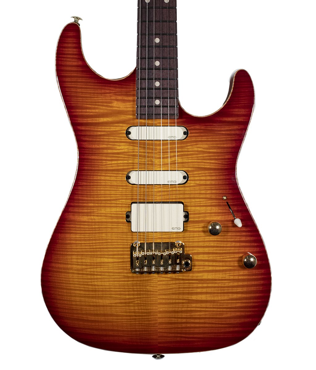 Suhr Standard Legacy Aged Cherry Burst Electric Guitar - Matt's