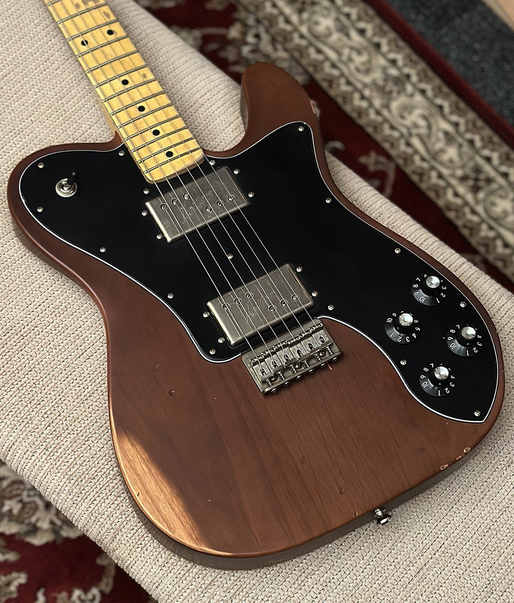 Nash T-72DLX Mocha Electric Guitar - Medium Aging - with Hard Case