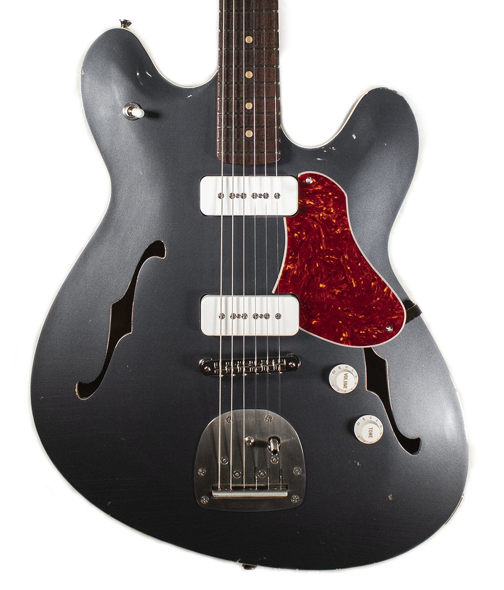 Fano GF6 Alt De Facto Charcoal Frost Semi-Hollow Electric Guitar