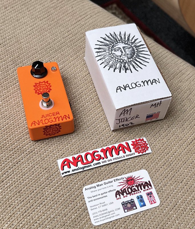 USED Analogman Juicer Compressor Pedal 2021
