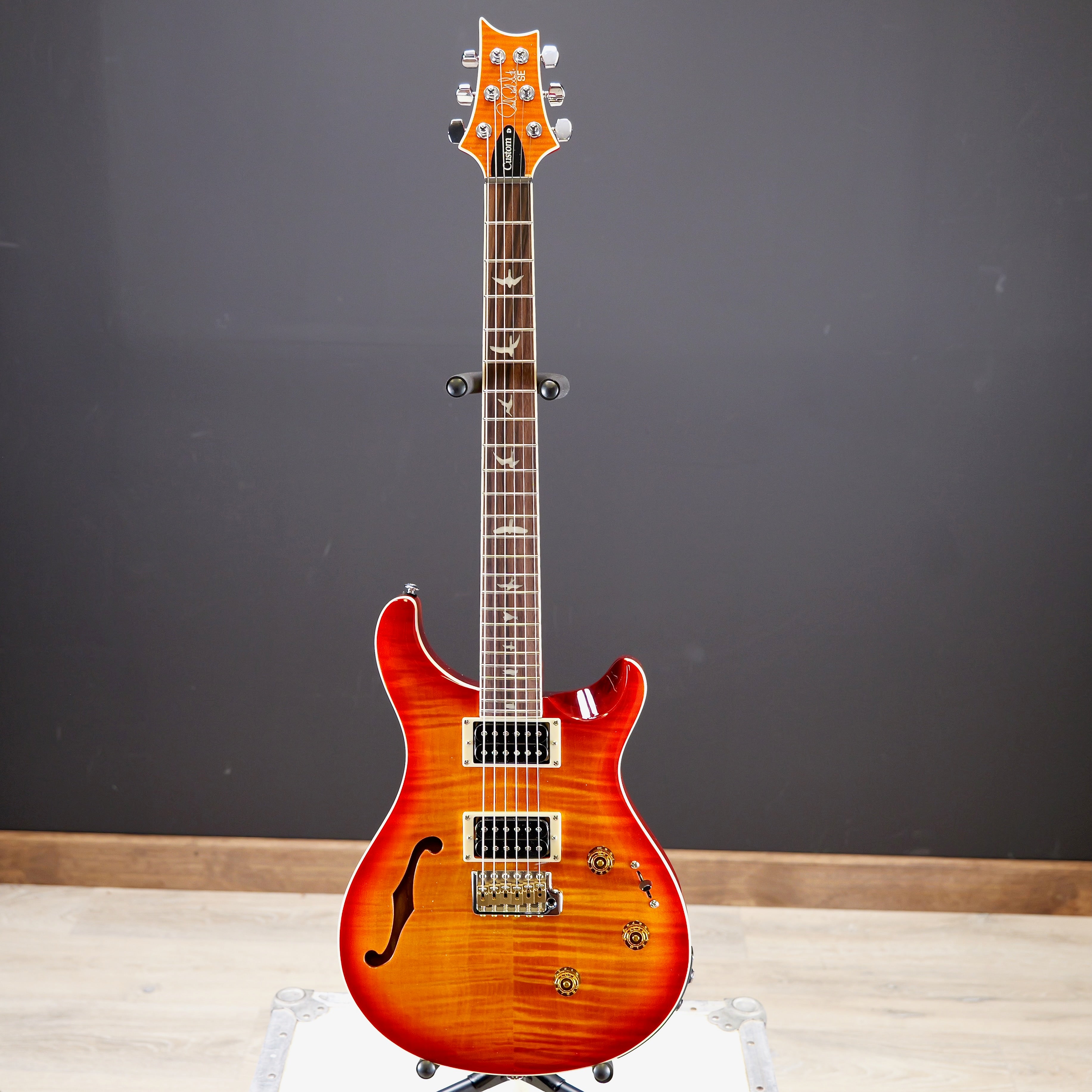 PRS SE Custom 24 Semi-Hollow Piezo Vintage Sunburst – Matt's Guitars