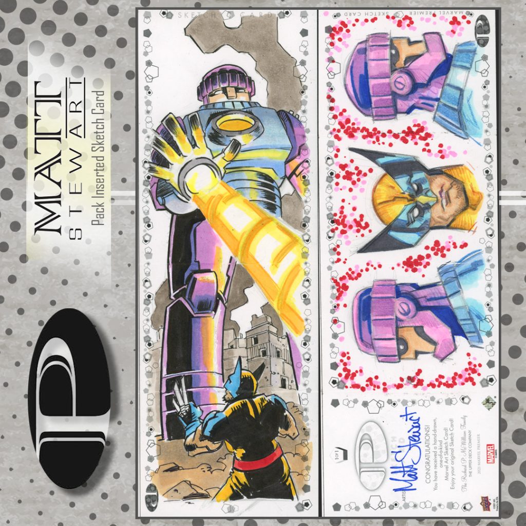 Upper-Deck Marvel Premier Sketch Cards: Small, Medium, and Big
