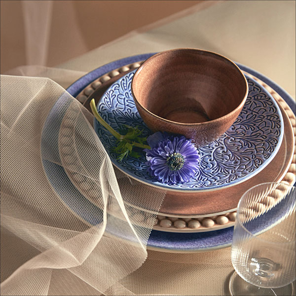 フルレースプレート 20cm | アンティークテイストの総レース柄