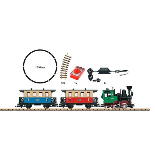 70307【LGB】Gゲージ スターターセット (客車) SLサウンド付 商品詳細