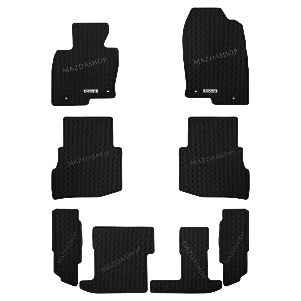 All-Weather Floor Mats (1st, 2nd & 3rd Rows) | Mazda CX-9 (2019