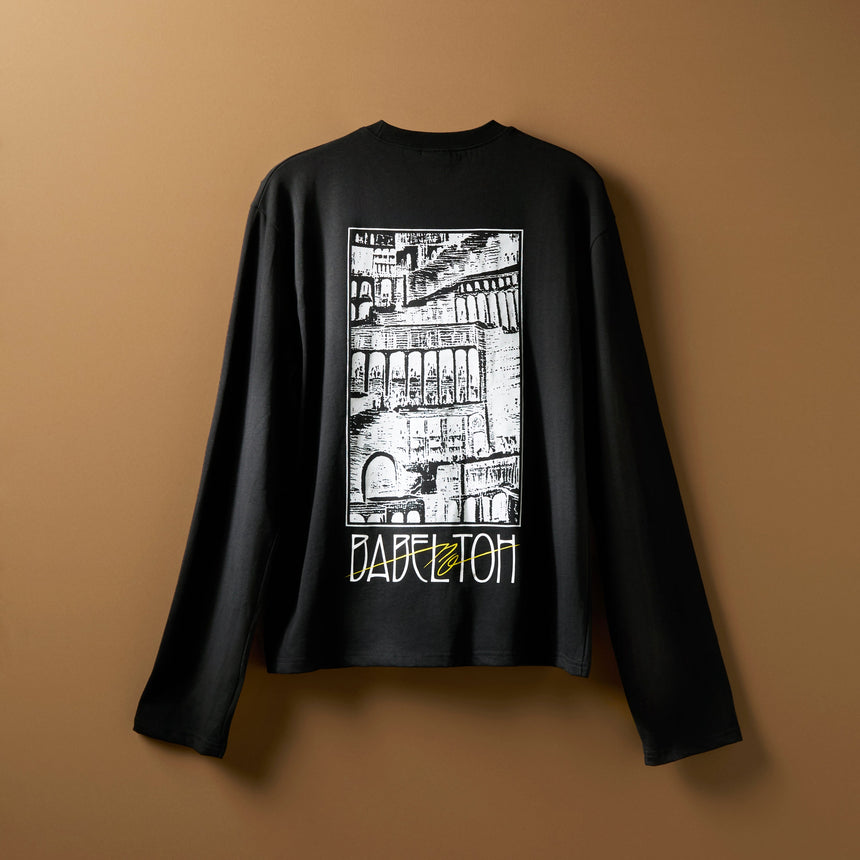 北海道公演】“BABEL no TOH” ロングスリーブTシャツ / ブラック – Mrs