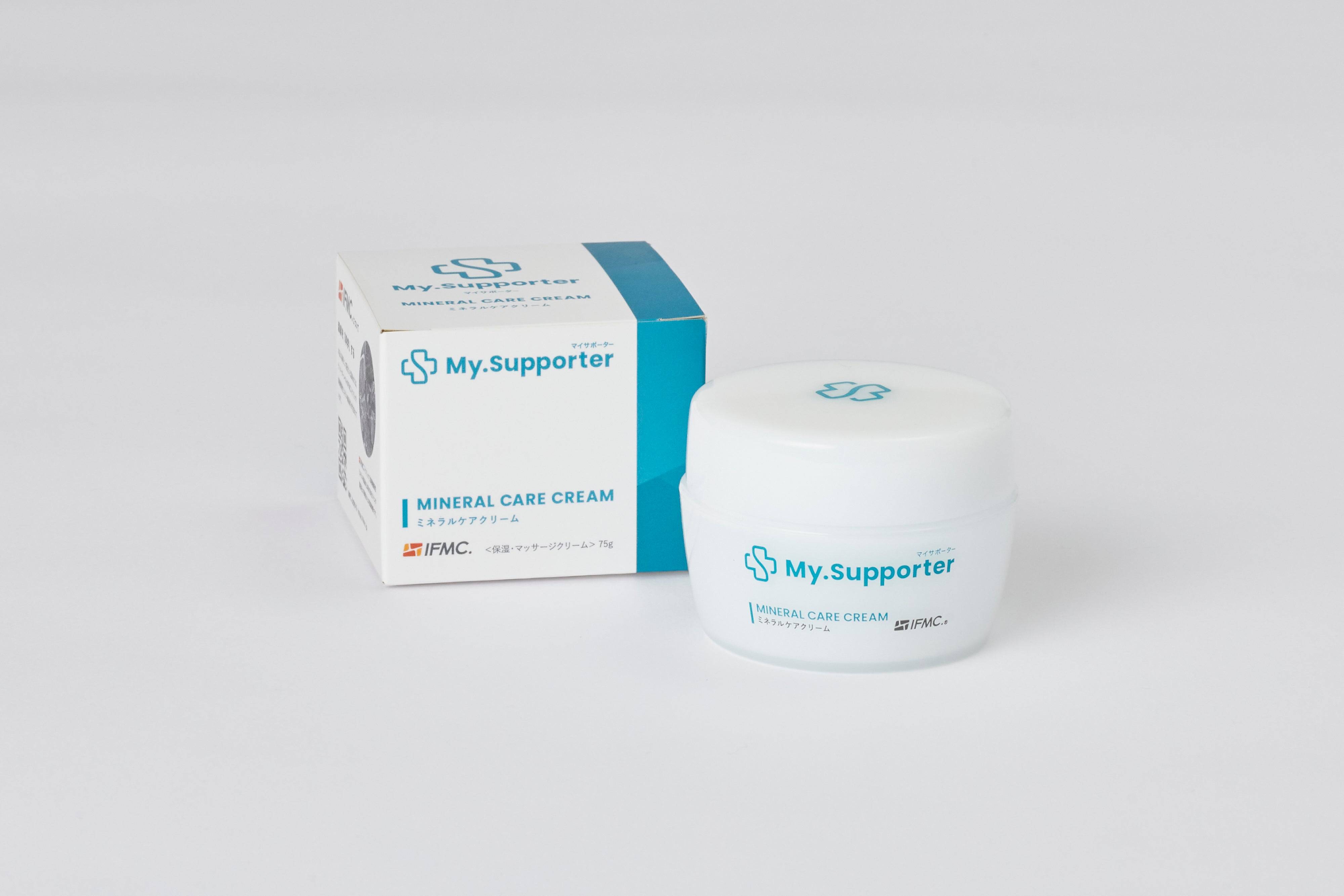 My.Supporterミネラルケアクリームの魅力| 温泉由来のミネラル「IFMC