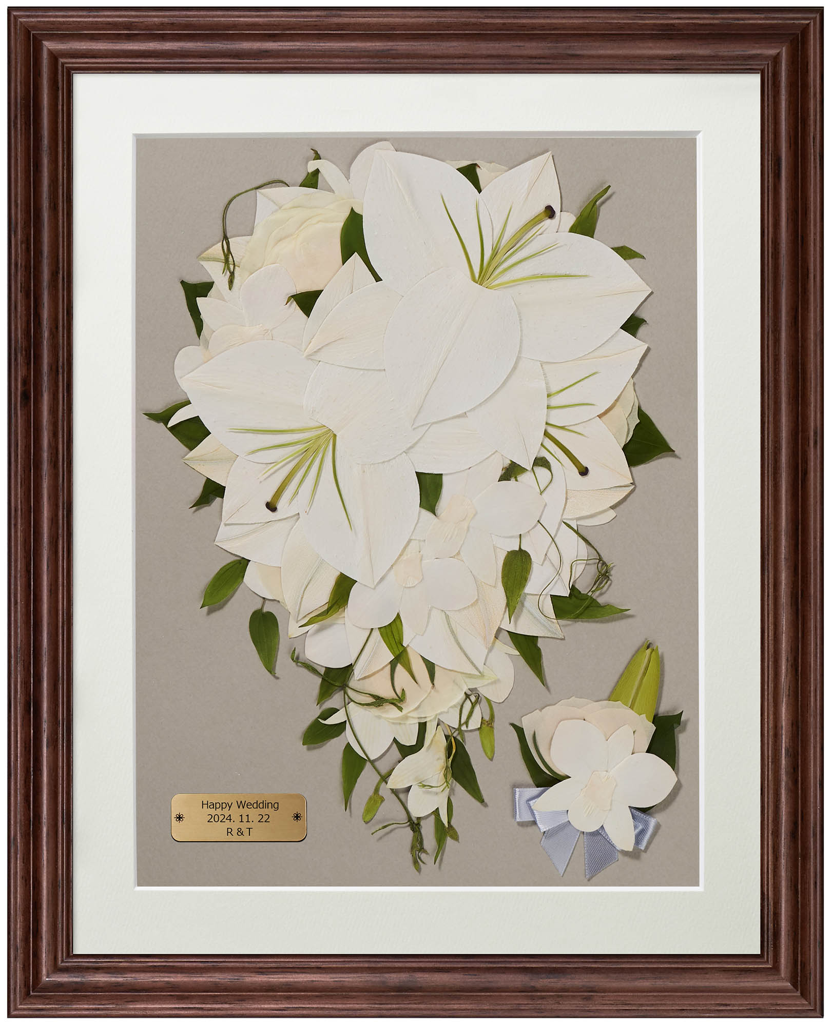 プレスト（押し花）ブーケ｜メモリアルブーケ