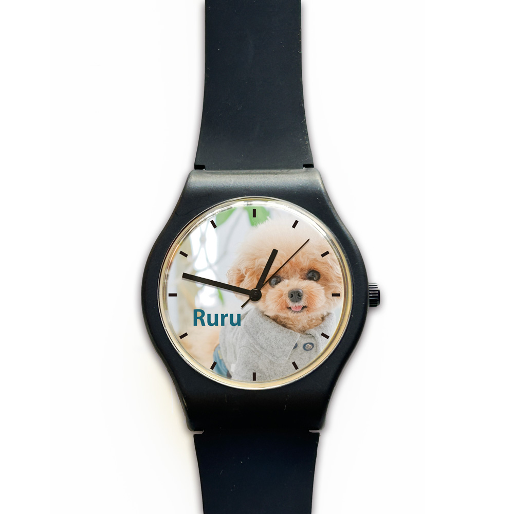 腕時計 オーダーメイド 猫 犬 ペットメモリアル ペット写真グッズ 名