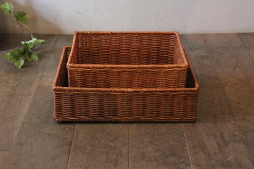 かご・バスケット・雑貨 - menui | 籐のかご【角ラタン スクエア