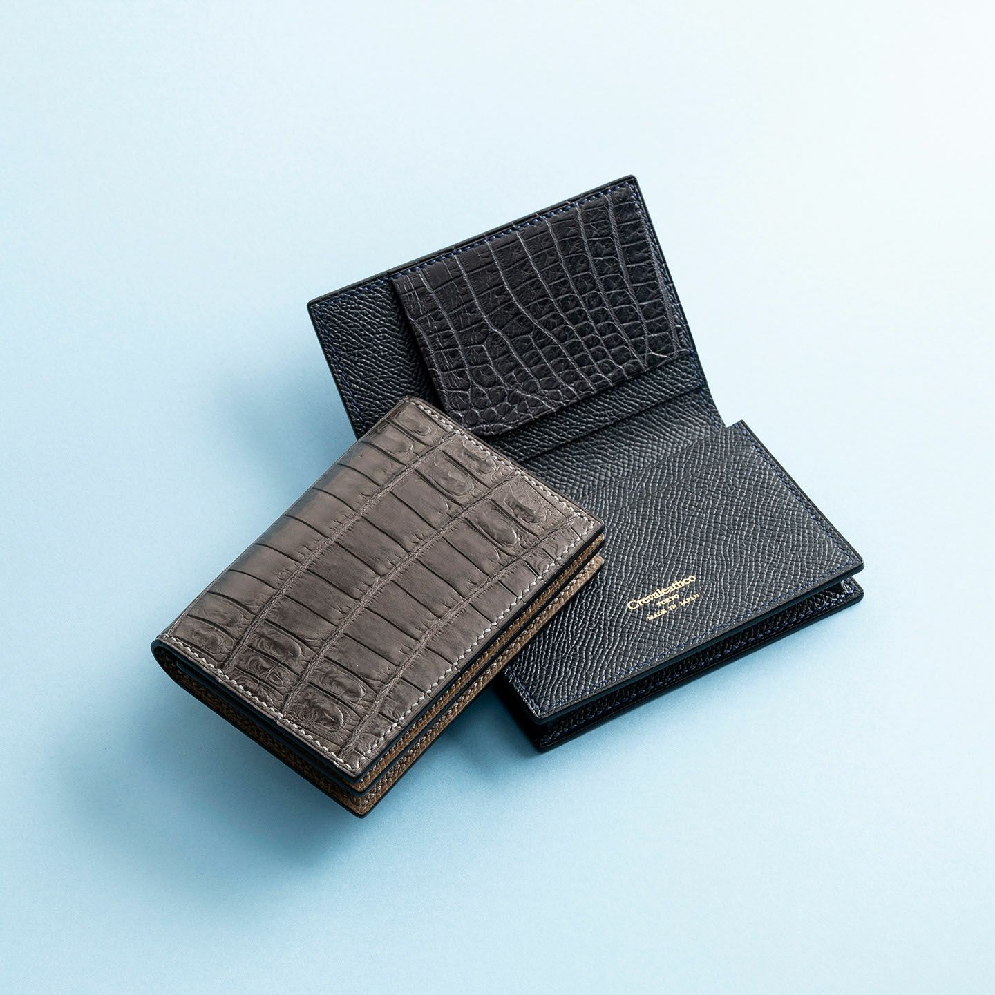 クロコダイル & ダービー 名刺入れ | 大人のバッグ・財布・ 名刺入れ
