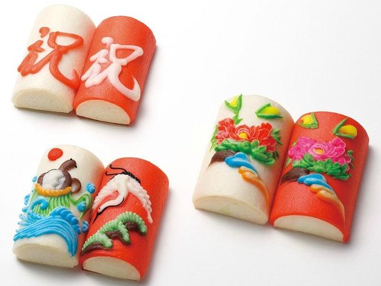 富山限定 梅かま 昆布巻きかまぼこ ご当地キティ - 富山市、梅かま