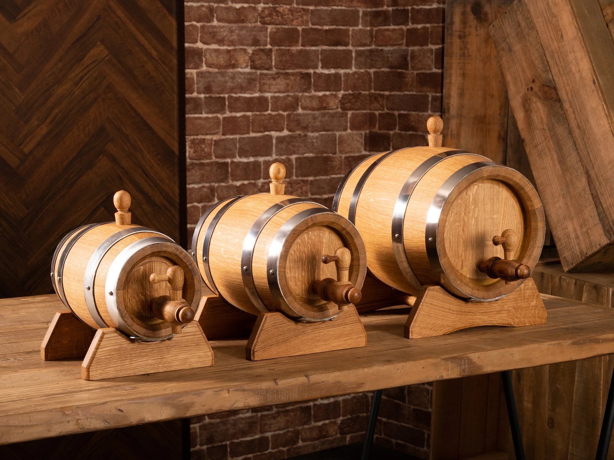 自宅でウイスキーや焼酎を熟成できる本格ミニ樽が登場