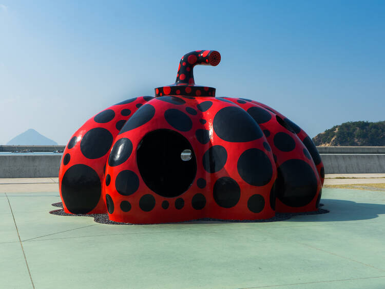 草間彌生のカボチャが見られる4の場所