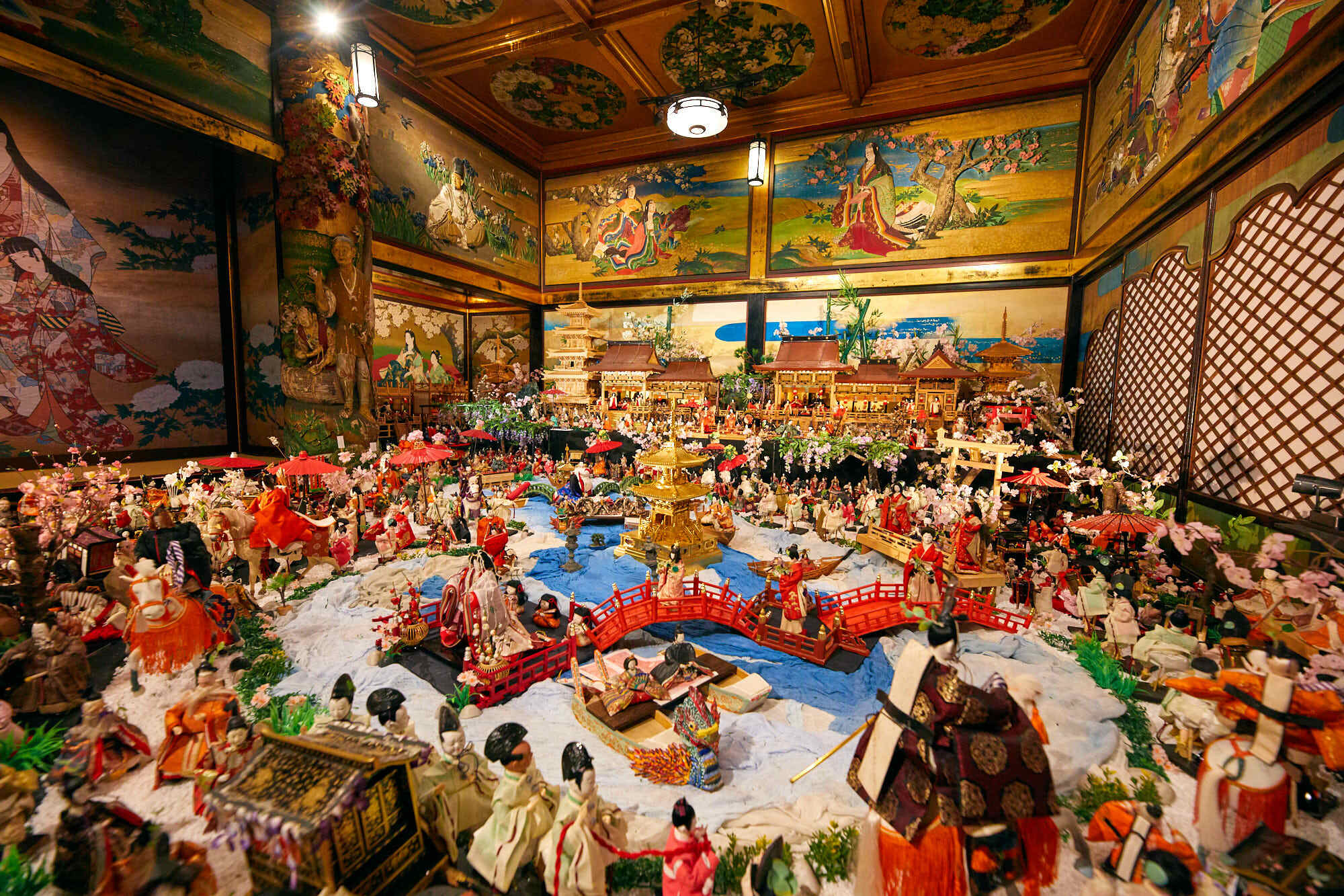 ホテル雅叙園東京で行われる都内最大級のひなまつり展「百段雛まつり