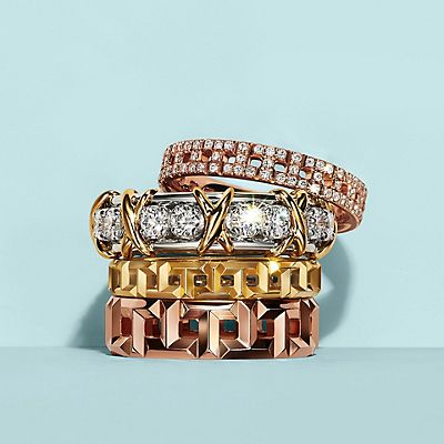 ティファニー ハードウェア​ リング ローズ ゴールド | Tiffany & Co.