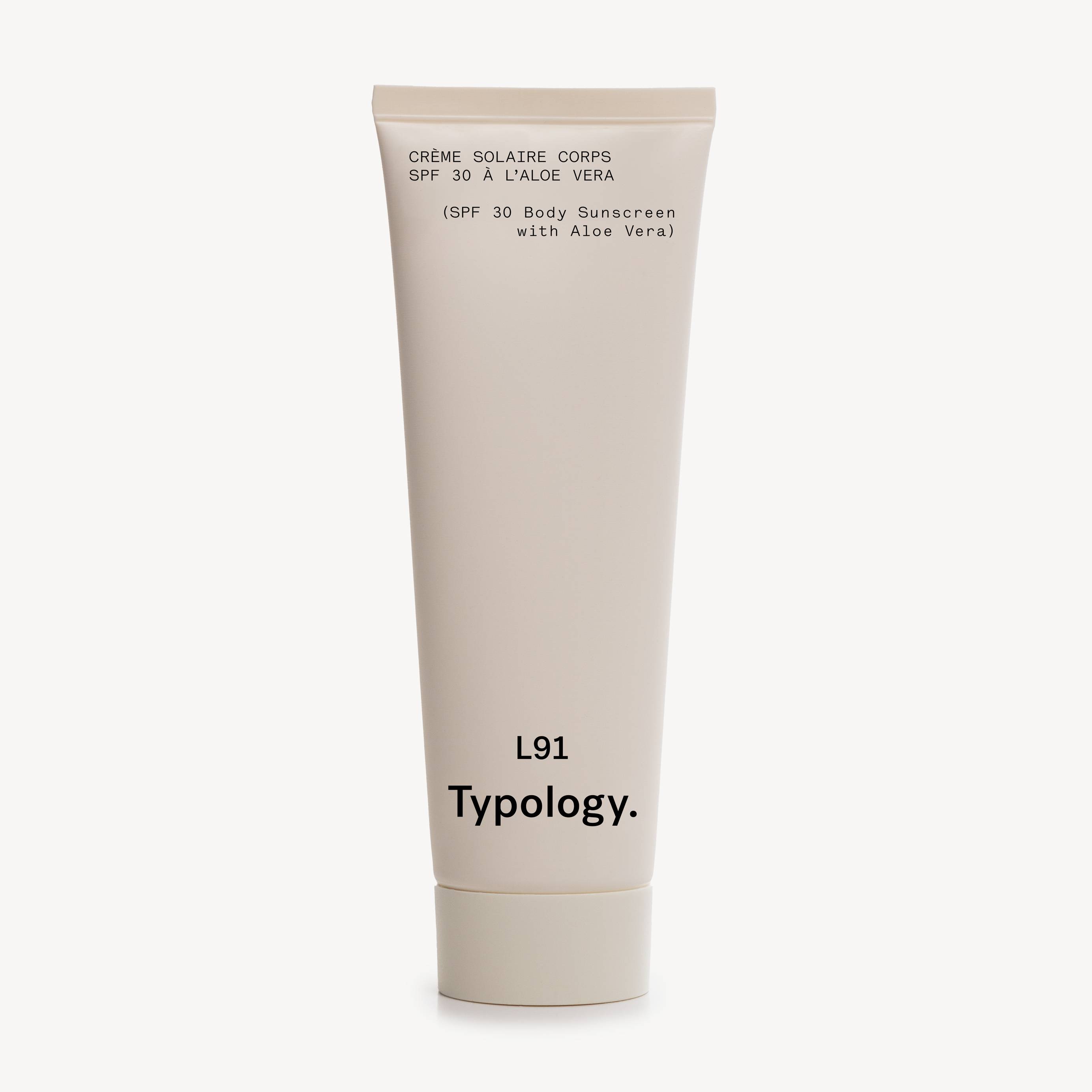 SPF 30 Body Sunscreen with Aloe Vera — Typology