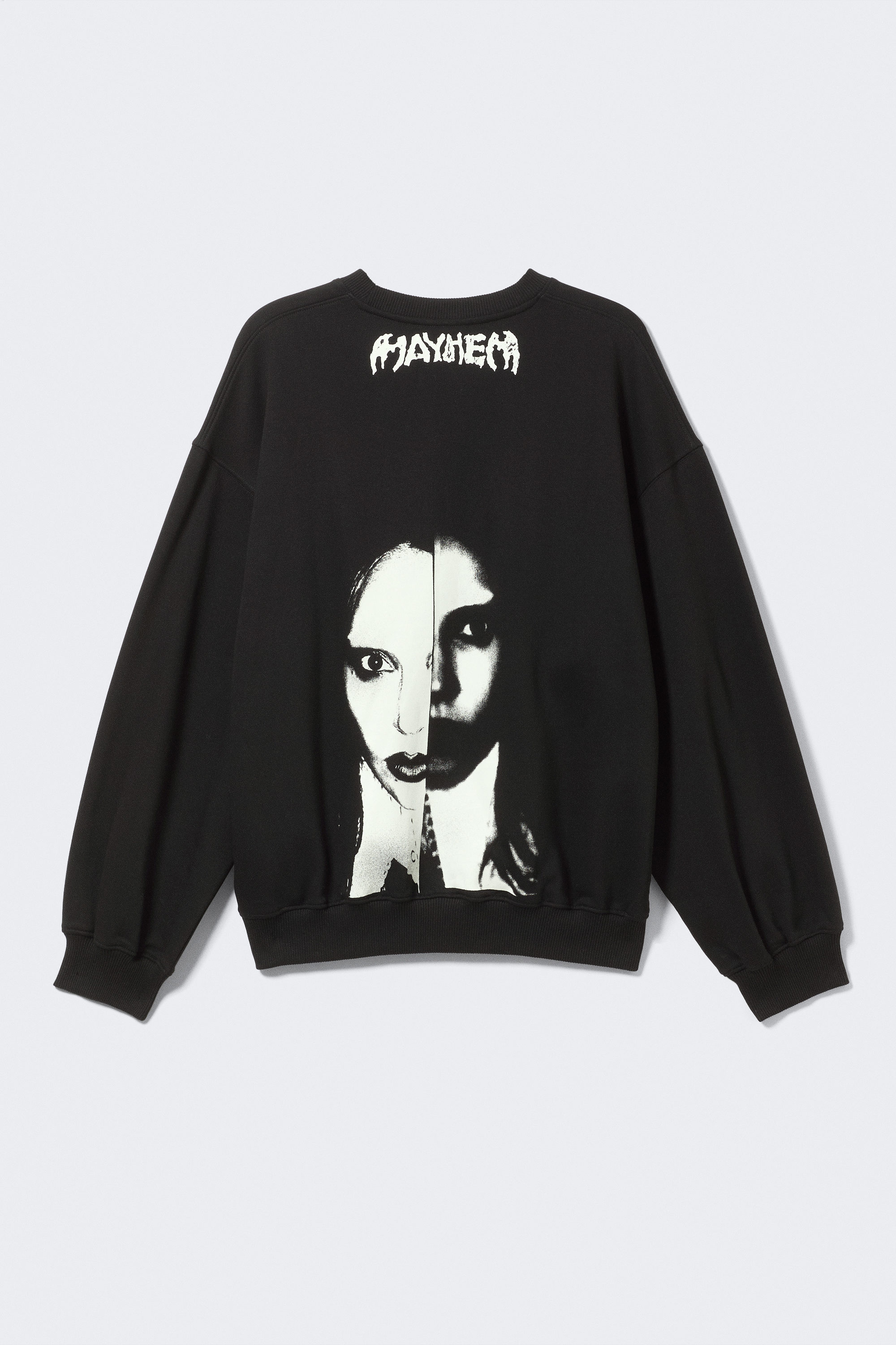 lady gaga sweatshirt - Black | Weekday WW