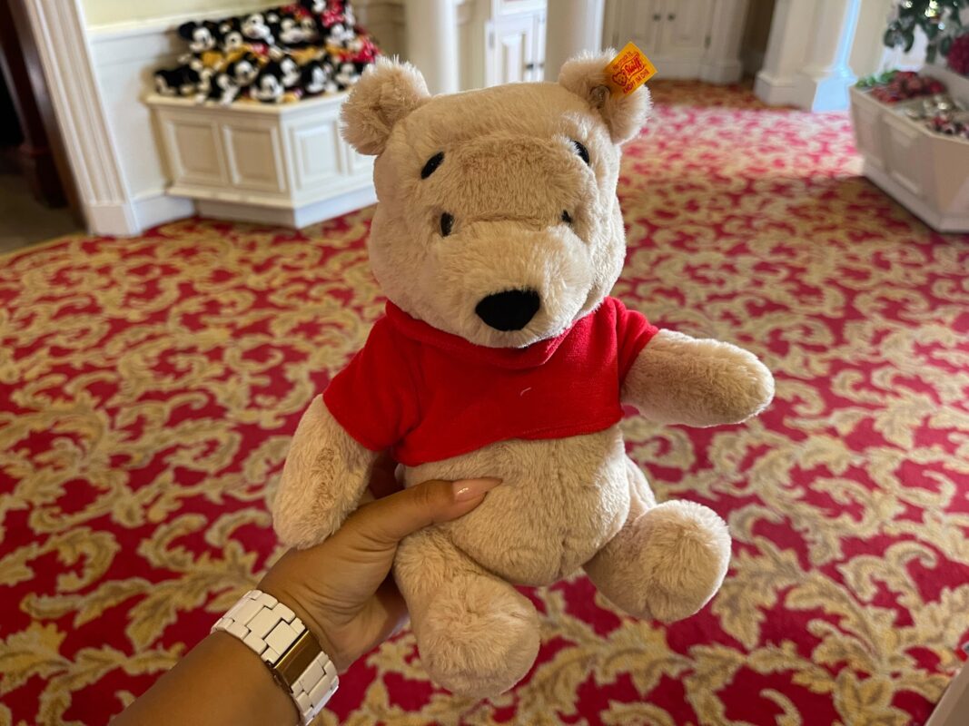 New Steiff Winnie the Pooh Plush Arrives at Walt Disney World