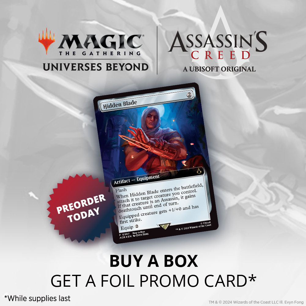 Dates & Details for Magic: The Gathering®—Assassin's Creed® | WPN