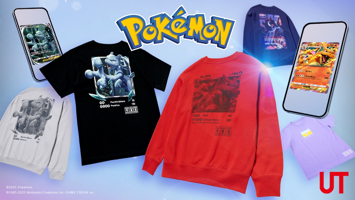 ポケモンカードゲームとポケポケが「ユニクロ」の「UT」とコラボ