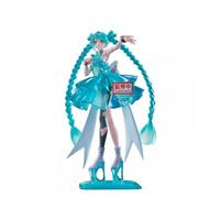 Banpresto Hatsune Miko Evolve Clearluxe Emerald Gem 9.8-in Figure