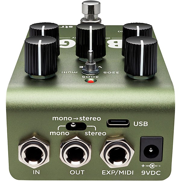 Strymon Brig Multi-Voiced dBucket Delay Effects Pedal Green