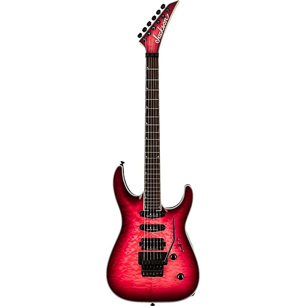 Jackson Pro Plus Series Soloist SLA3Q Electric Guitar Fuschia