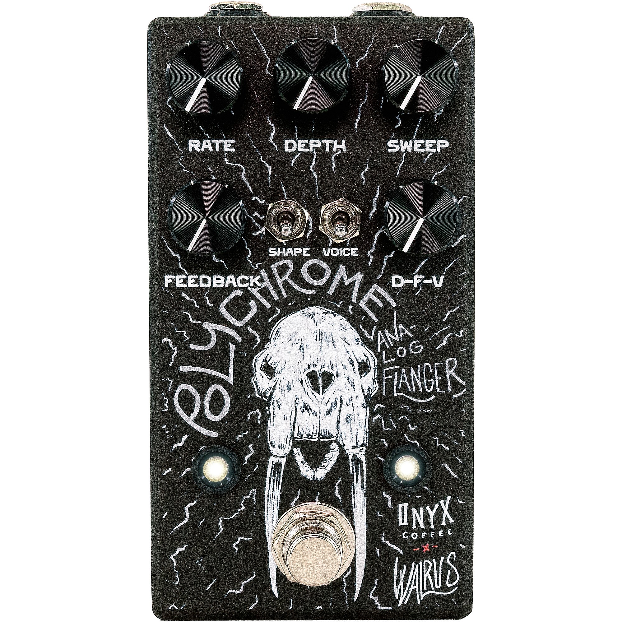 Walrus Audio Polychrome Analog Flanger Effects Pedal - Onyx