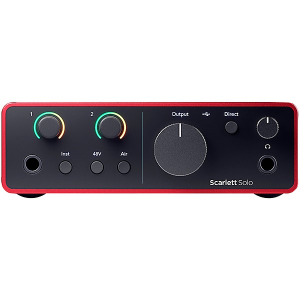 Focusrite Scarlett Solo 4th Gen With JBL 3 Series Studio Monitor