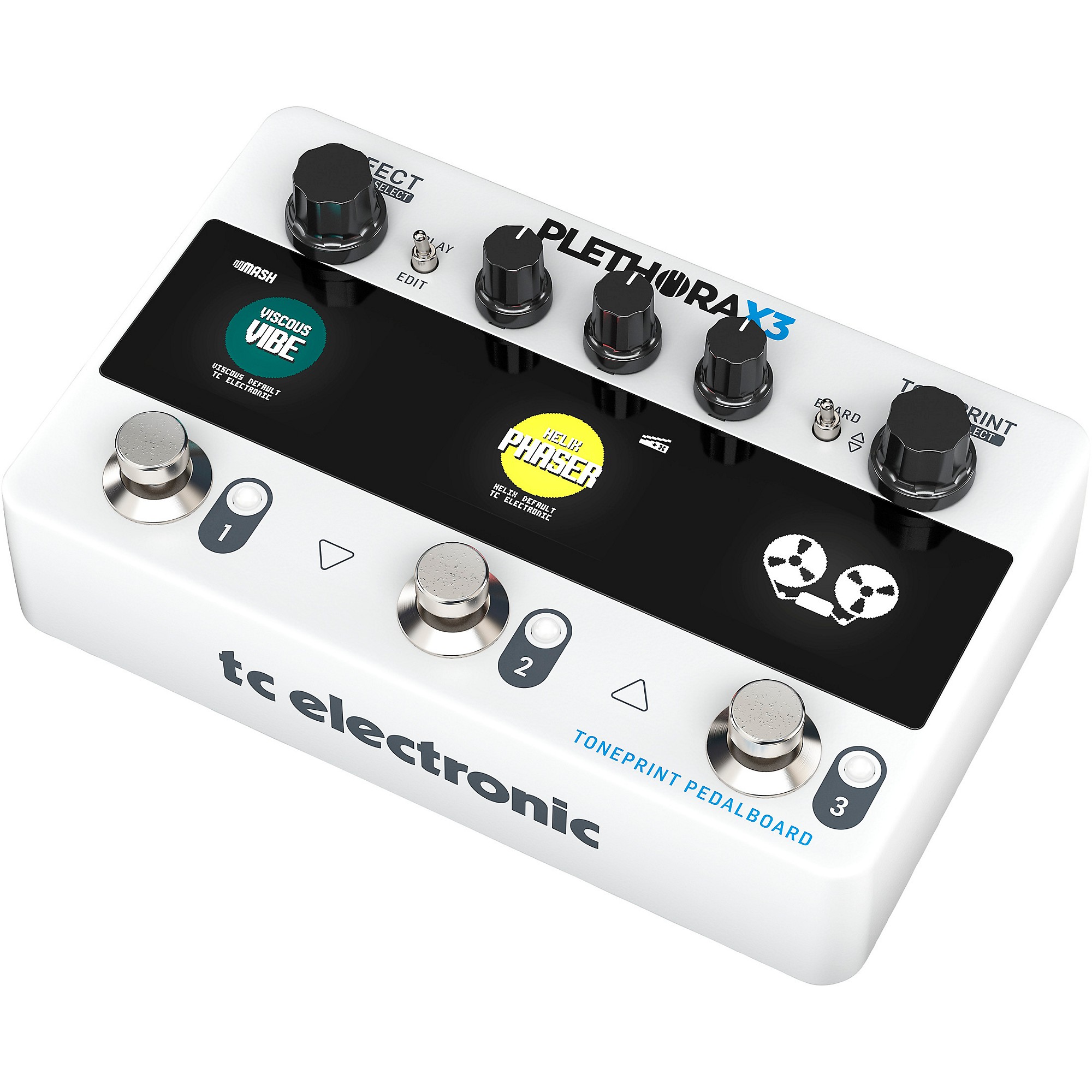 TC Electronic Plethora X3 TonePrint Multi-FX Effects Pedal White