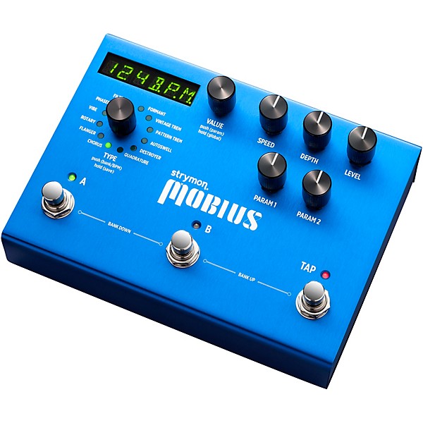 Strymon Mobius Multi-Modulation Effects Pedal Blue | Guitar Center