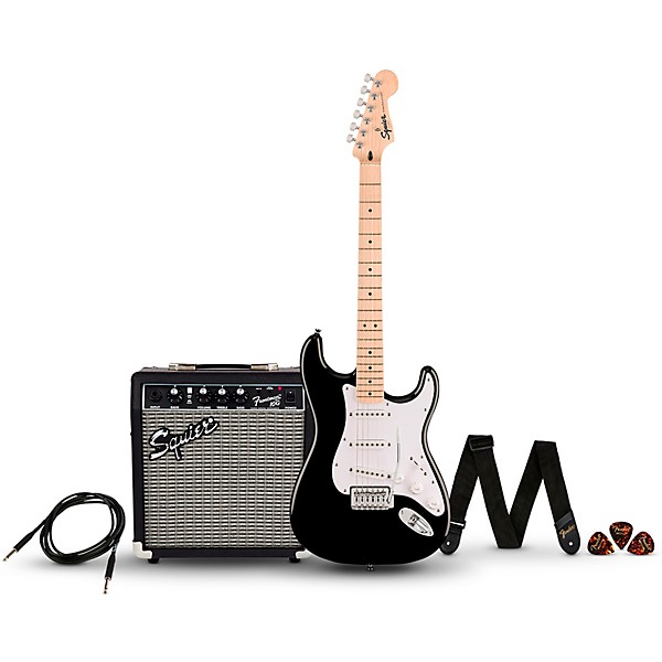 Squier Sonic Stratocaster Electric Guitar Pack With Frontman 10G
