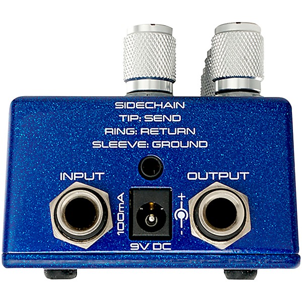 Empress Effects Bass Compressor Effects Pedal Blue Sparkle