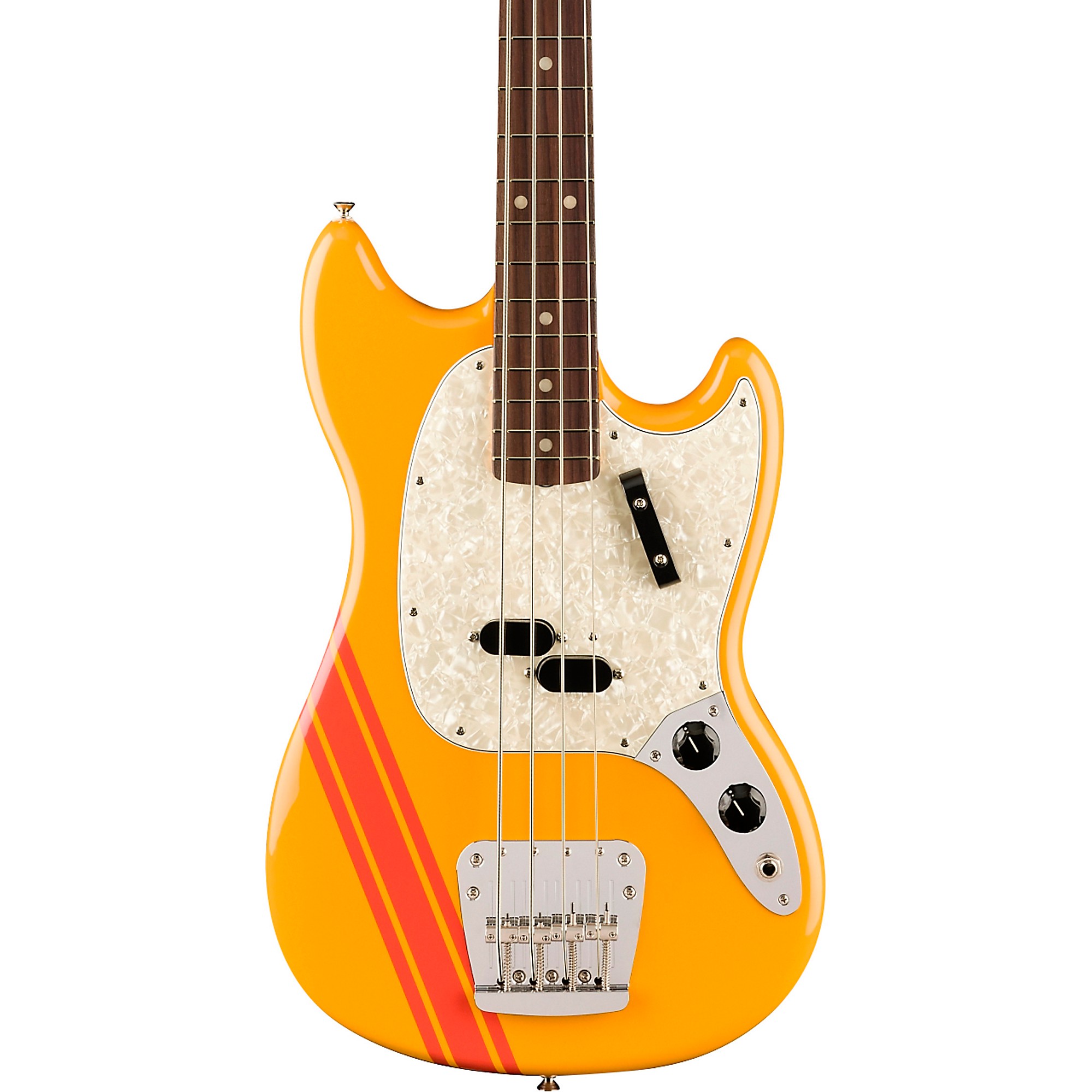 Fender Vintera II '70s Mustang Bass Competition Orange | Guitar Center