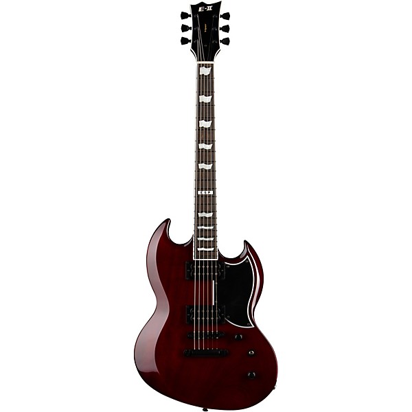 Platinum ESP E-II Viper Electric Guitar See-Thru Black Cherry