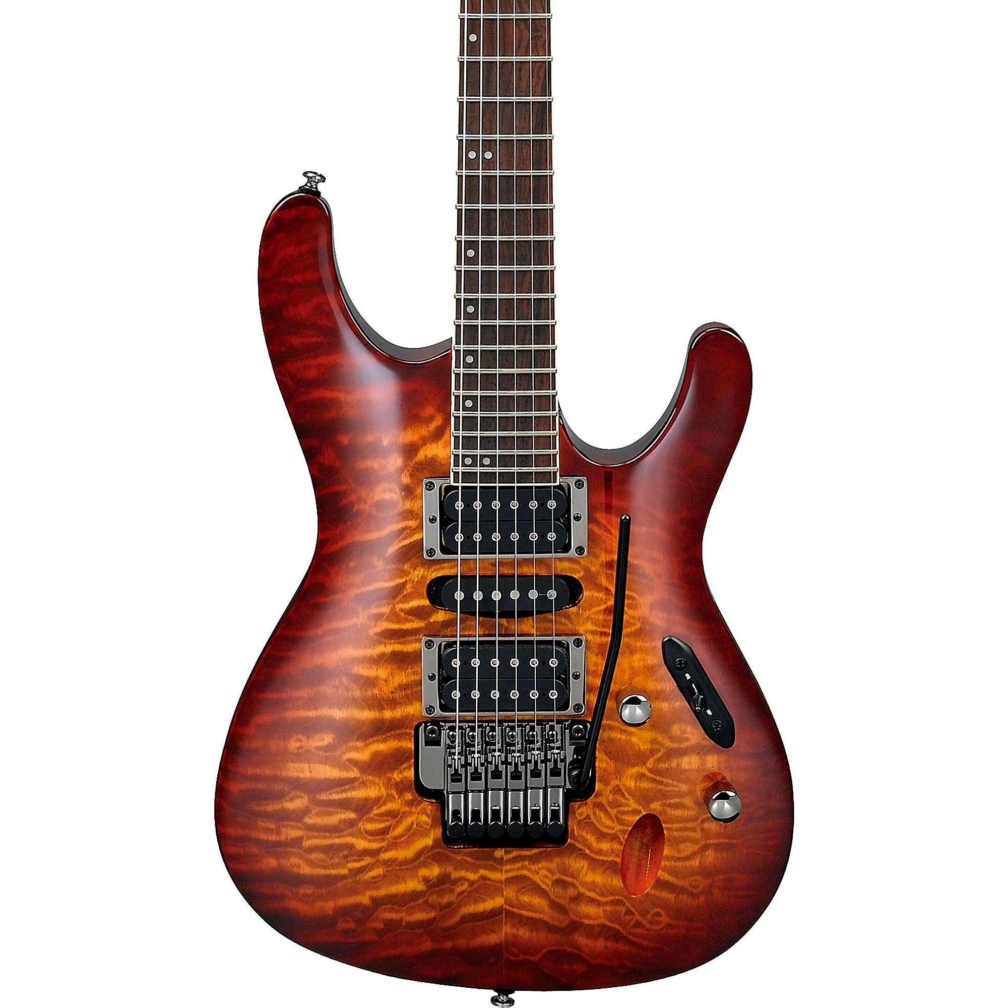 Ibanez S Series S670QM Electric Guitar Dragon Eye Burst | Guitar