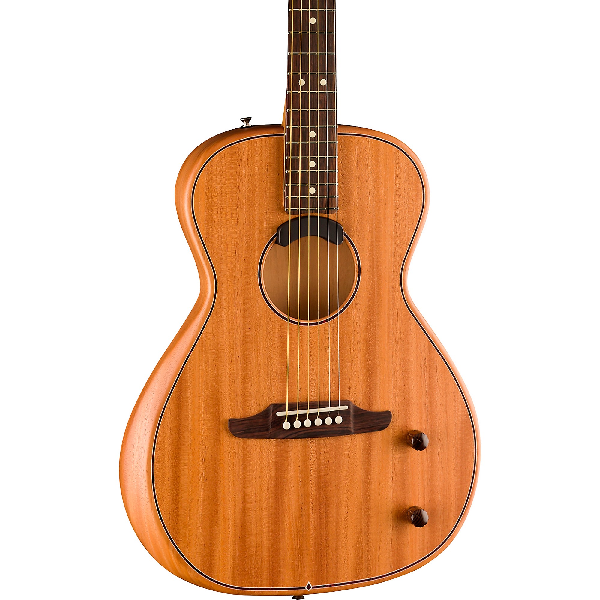 Fender Highway Parlor All-Mahogany Acoustic-Electric Guitar