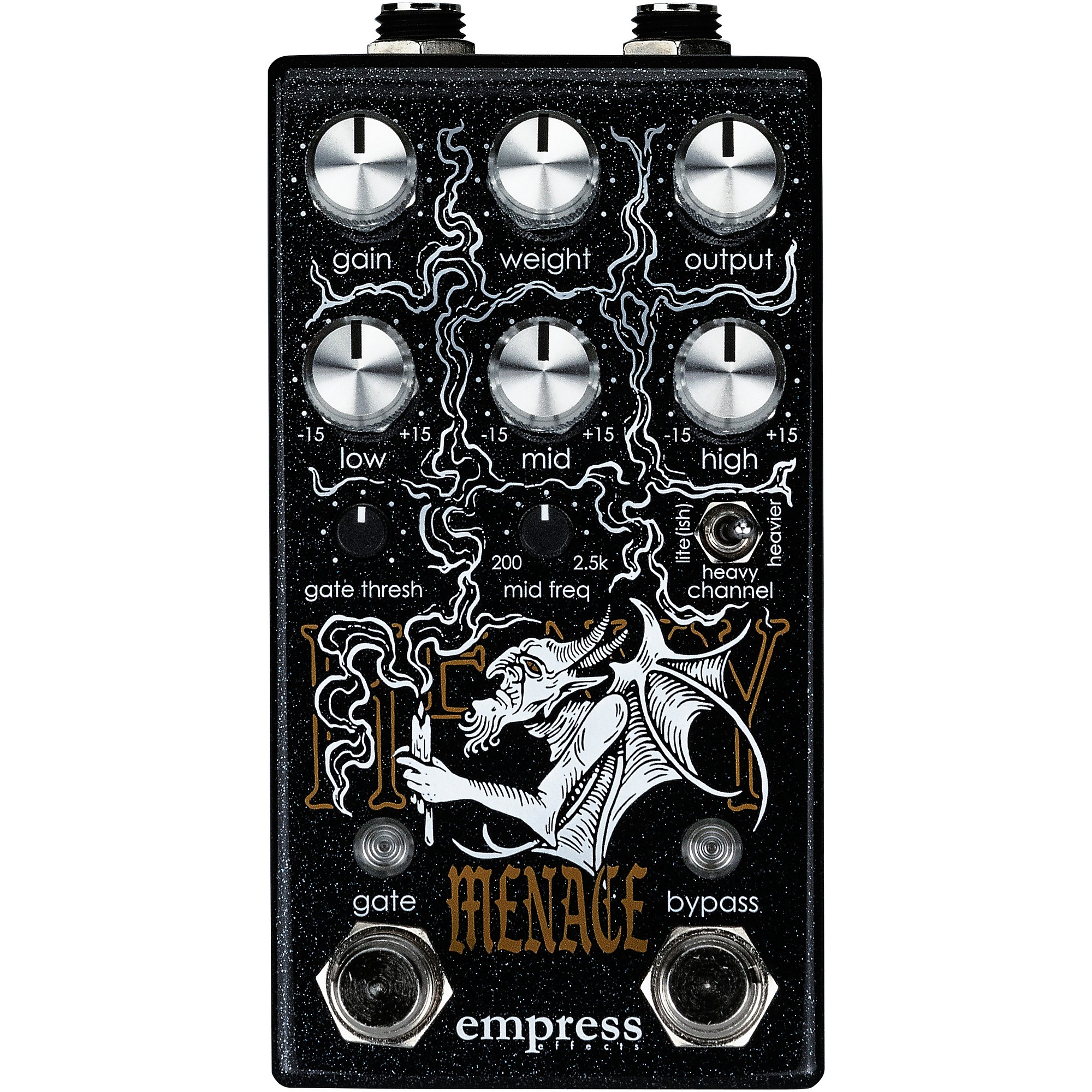 Empress Effects Heavy Menace Distortion Effects Pedal Black